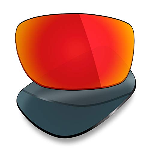 Mryok Polarisierte Ersatzgläser für Oakley Canteen 2014 OO9225, 60 mm, Feuerrot von Mryok