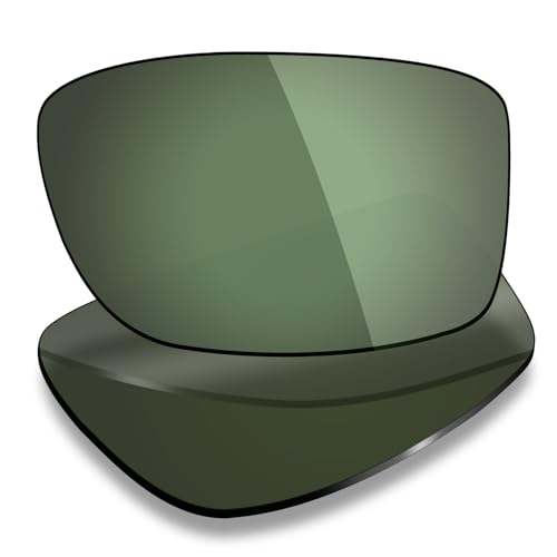 Mryok Ersatzgläser für Oakley Square Wire 2 (2014) OO4075-60 mm, Polarisiert – Graugrün, Einheitsgröße von Mryok