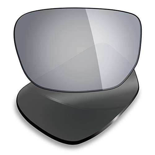 Mryok Polarisierte Ersatzgläser für Oakley Style Switch OO9194, Silber-Titan von Mryok