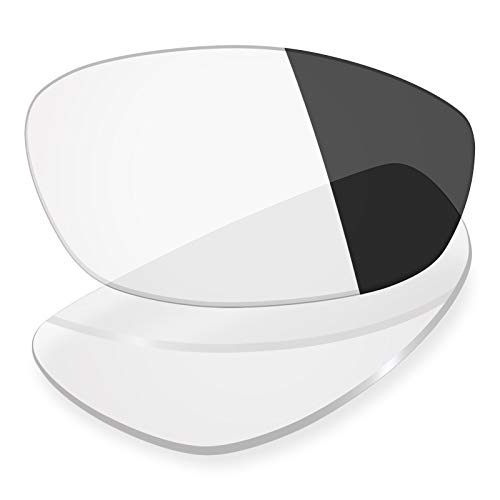 Mryok UV400 Ersatzgläser für Oakley Whisker - Eclipse Grey Photochromic, Nicht polarisiert: Eclipse Grey Photochrom, Einheitsgröße von Mryok