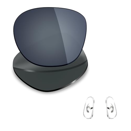 Mryok Ersatzgläser und Nasenstücke für Ray-Ban RB3386 67 mm, Polarisiert, Schwarz, Einheitsgröße von Mryok