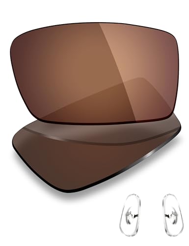 Mryok Ersatzgläser und Nasenstücke für Ray-Ban RB3498 64 mm – Optionen, Polarisiert – Bronze-Braun, Einheitsgröße von Mryok