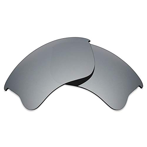 Mryok Polarisierte Ersatzgläser für Oakley Flak Jacket XLJ - Silver Titanium von Mryok