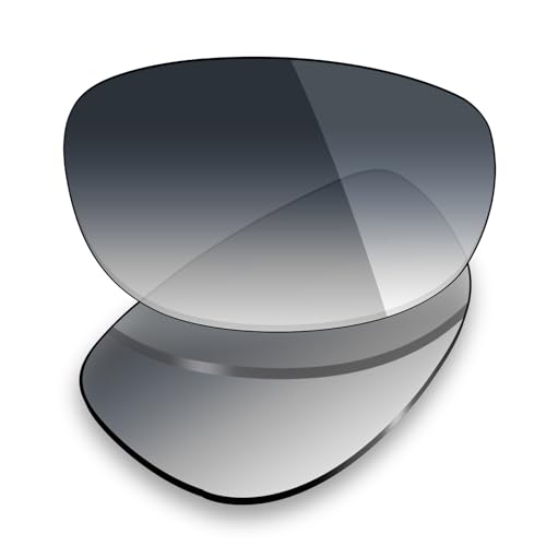 Mryok Polarisierte Ersatzgläser für Ray-Ban Predator 2 RB2027, 62 mm, Nicht polarisiert – Grauer Farbverlauf, Einheitsgröße Mryok Polarisierte Ersatzgläser für Ray-Ban Predator 2 RB2027, 62 mm, Nicht polarisiert – Grauer Farbverlauf, Einheitsgröße von Mryok