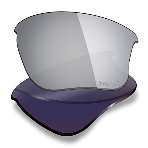 Mryok XELD Ersatzgläser für Oakley Flak Jacket XLJ - Stills Silver von Mryok