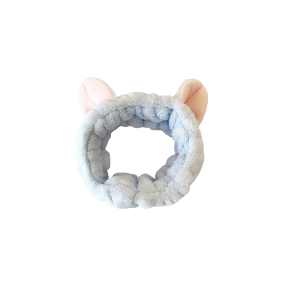MsBlossom - Face Wash Cat Ribbon Headband - 1stück - Blue von MsBlossom