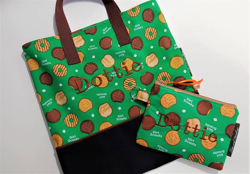 Girl Guide Cookie Tote Und Reißverschluss Beutel Set von MsKarenNY