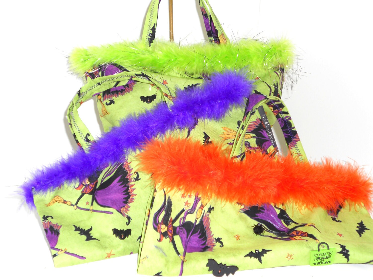 Hübsches Hexenkind Halloween Süßigkeiten Tasche, Süßes Oder Saures Tasche von MsKarenNY