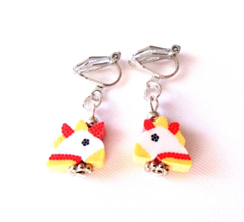 Kinder-Ohrclips "Einhorn" Ohrschmuck Kinderschmuck Mädchenschmuck Geschenk von MsSchmuck