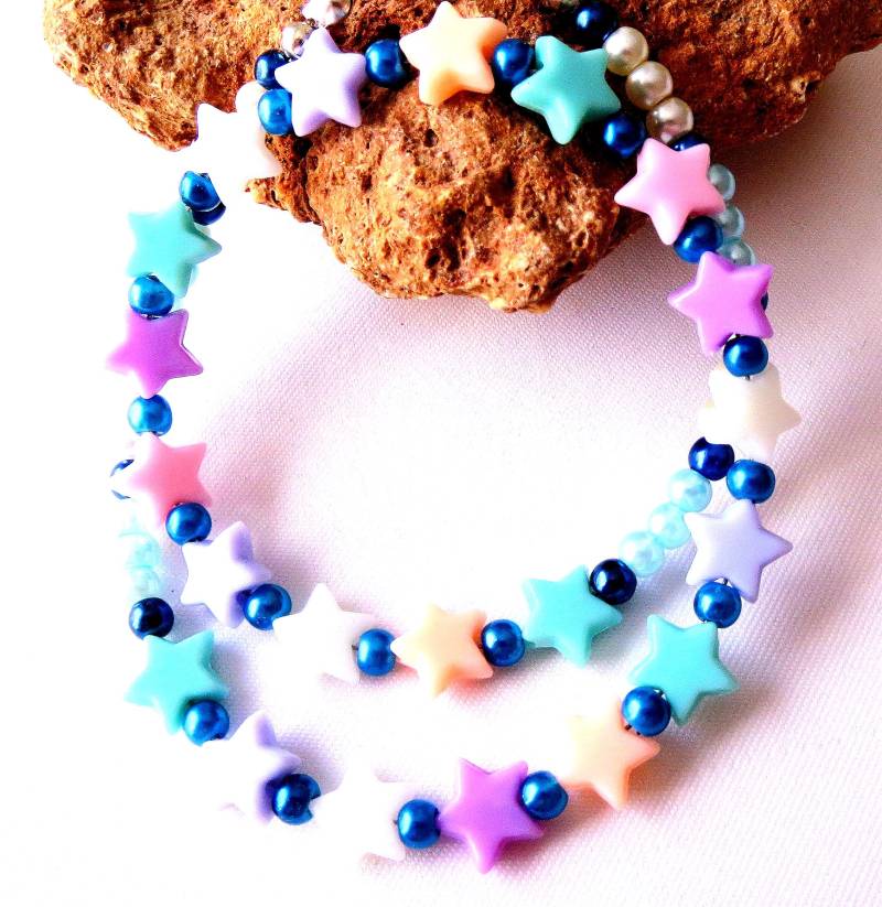 Kinderkette "sternchen"Kinderschmuck Unisexschmuck Mädchenkette Mädchenschmuck Geschenkidee Geburtstag Weihnachten von MsSchmuck