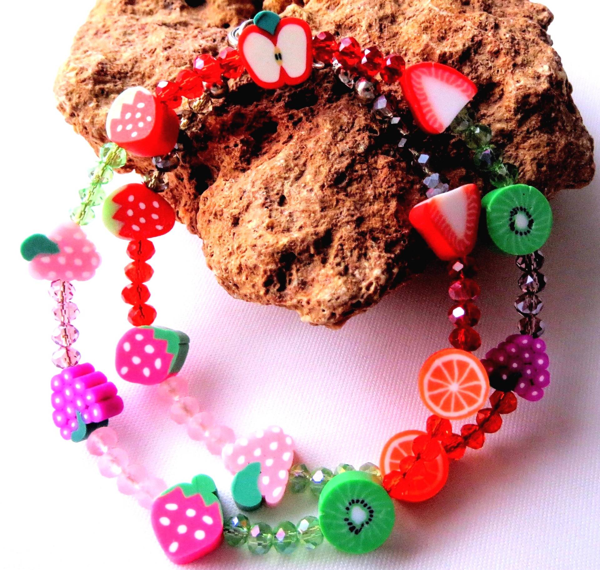 Mädchenkette Kinderkette "Früchte" Kinderschmuck Mädchenschmuck Halskette Mit Perlen Geschenkidee Geburtstag Mädchenkette Kinderkette "Früchte" Kinderschmuck Mädchenschmuck Halskette Mit Perlen Geschenkidee Geburtstag von MsSchmuck