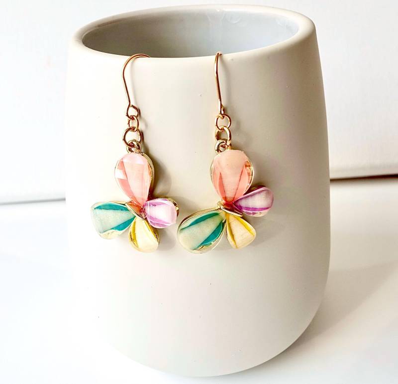 Ohrhänger "Schmetterlinge" Ohrschmuck Für Frauen Und Mädchen Geschenkidee Geburtstag von MsSchmuck