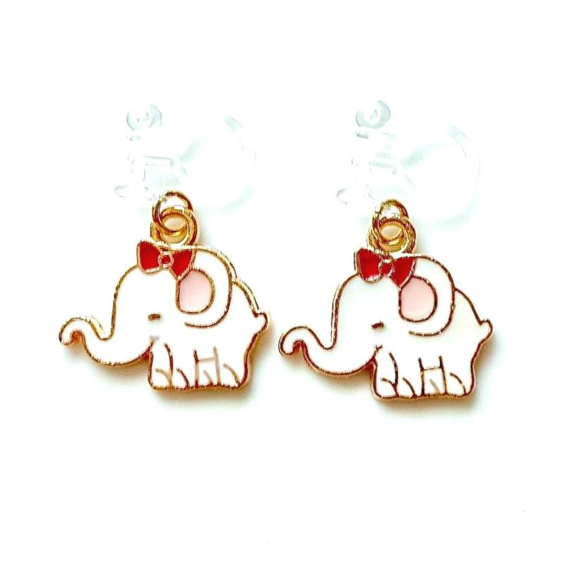 Schmerzfrei Transparent Ohrclips/Ohrringe Ohne Ohrloch Ohrclips Für Kinder Ab 3 Jahren Ohrschmuck von MsSchmuck