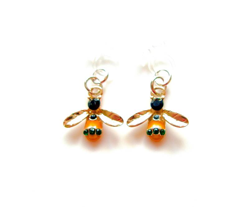 Schmerzfreie Unsichtbare Ohrclips Mit 3D Emaille Bienen Ohrschmuck Kinderschmuck Geschenkidee Schmerzfreie Unsichtbare Ohrclips Mit 3D Emaille Bienen Ohrschmuck Kinderschmuck Geschenkidee von MsSchmuck