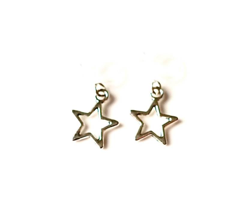 Schmerzfreie Unsichtbare Ohrclips Mit Kleinen Sternen Ohrschmuck von MsSchmuck