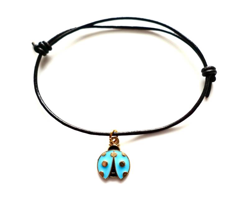 Verstellbares Echtlederarmband | RindslederMit Einem Marienkäfer Glückskäfer in Der Farbe Ihre Wahl Lederarmband Braun Freundschaftsarmband Verstellbares Echtlederarmband | RindslederMit Einem Marienkäfer Glückskäfer in Der Farbe Ihre Wahl Lederarmband Braun Freundschaftsarmband von MsSchmuck