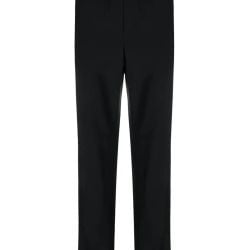 Herren Schwarze Msgm Hose - Schmal Geschnittene Wollmischung von Msgm