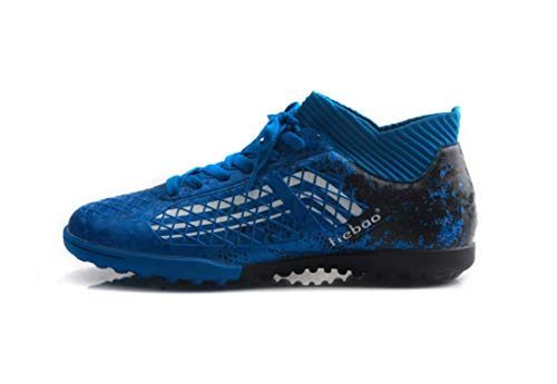 Fußballschuhe für Jungen/Kinder Fussballschuhe Sportschuhe rutschfeste atmungsaktive - Mod.03 Blau 35 EU von Msport