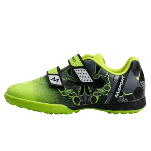 Fußballschuhe für Jungen/Kinder Fussballschuhe Sportschuhe rutschfeste atmungsaktive - Mod.04 Gelbe 32 EU von Msport