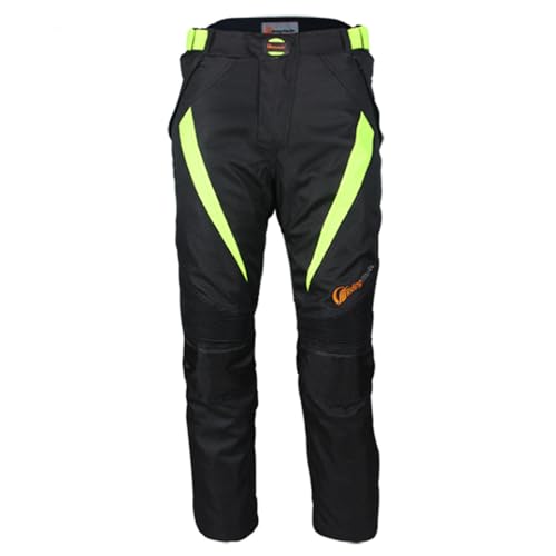 Msport 4-Jahreszeiten Motorradjacke Wasserdicht für Herren – Atmungsaktive Motorradjacke mit Herausnehmbarem Thermofutter und Protektoren - Hose 5XL von Msport