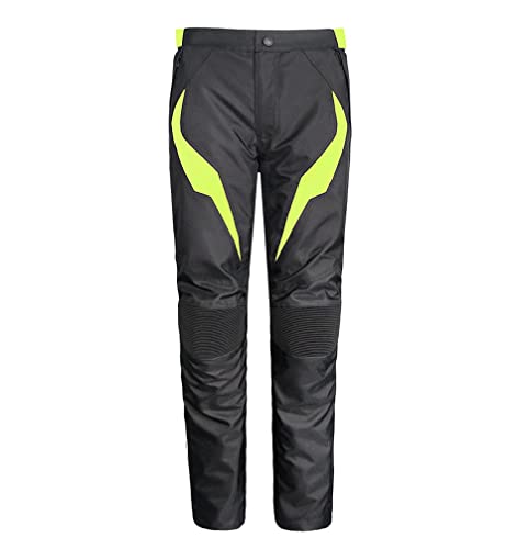 Msport Damen Motorradjacke Wasserdicht mit CE-Zertifizierten Protektoren – Sicherheit und Komfort auf jeder Fahrt - Grün Hose XL von Msport