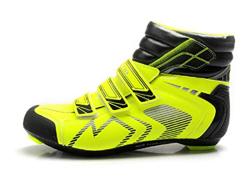 Msport Winter-Radsportschuhe Herren/Damen – Rennradstiefel, Wasserdicht, Atmungsaktiv, SPD & Look-System Kompatibel - 43 EU von Msport