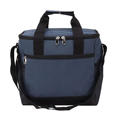 MTLAVISHISH -Collabsible Isolierter leckeres Wärmeschutzkühlertasche ideal für Strandpicknicks Camping und Grillabende mit 15 l großer Kapazität in (Marineblau) von Mtlavishness