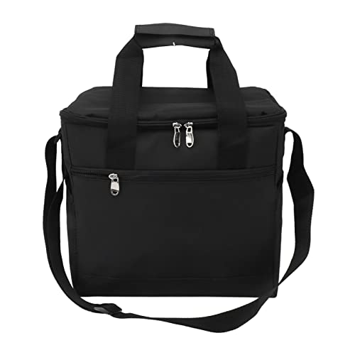 MTLAVISHISH -Collabsible Isolierter leckeres Wärmeschutzkühlertasche ideal für Strandpicknicks Camping und Grillabende mit 15 l großer Kapazität in (Schwarz) von Mtlavishness