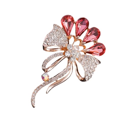 Blumenthema Brosche Multifirtional Steine ​​Akzent Schmuck Um Alle Ensembles Zu Erhöhen Die Für Verschiedene Anlässe Geeignet Sind Vintage Brosche Accessoire von Mtucegi