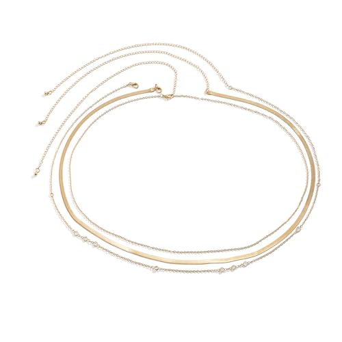 Elegante Multi Layer Schlangenkette Taillengürtel Modische Frauenkörperzubehör Für Abendkleider Und Freizeitoutfits von Mtucegi