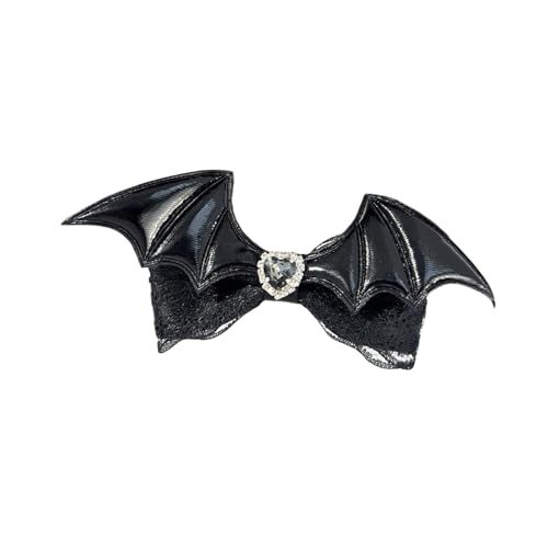 Fledermausflügel-Haarspange, Spitzenschleifen, Haarnadel, weibliche Haarspange, Halloween, Kopfschmuck, Spitzenschleifen, Haarspangen von Mtucegi