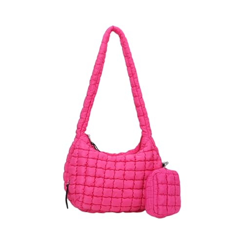 Gesteppte Puffer Crossbody Tasche Für Frauen Große Kapazität Leicht Gepolstertem Unterarm Umhängetasche Mit Kleinen Reißverschlechterbeteiligung Mit Gesteppter Schulter von Mtucegi