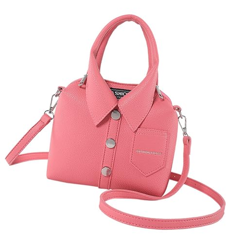 Mode PU Leder Hemd Form Crossbody Handtasche Mit Oberen Frauen Verstellbare Reißverschlüsse Reißverschluss Feste Farb Umhängetasche PU Leder Crossbody Tasche von Mtucegi