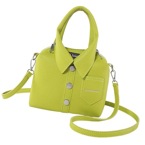 Mode PU Leder Hemd Form Crossbody Handtasche Mit Oberen Frauen Verstellbare Reißverschlüsse Reißverschluss Feste Farb Umhängetasche PU Leder Crossbody Tasche von Mtucegi