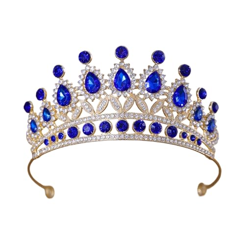 Mode Silberne Brauttiaras Mit Verstellbaren Kronen Für Abschlussball Und Bühnenaufführungen Strasskronen Tragbar von Mtucegi