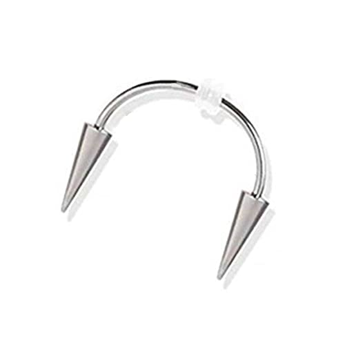 Mtucegi Edelstahl Smile Lip Tiger Zähne Nagel C Form Lippen Reifen Für Halloween Rollenspiele Für Geburtstagsfeiern Tigerzähne Nagel von Mtucegi