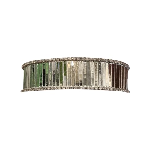 Mtucegi Frauenmanschettenarmbänder Offene Weitleitungs Armbänder Silberton Wrap Armreifen Accessoire Für Modische Überlagerung von Mtucegi
