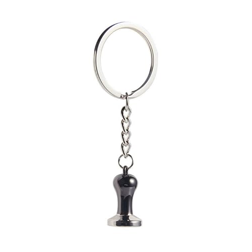 Mtucegi Stylish Coffee Themeed Keychain Miniatur Espresso Tool Keychain Authentic Coffee Accessoires Charme Für Modeliebhaber von Mtucegi