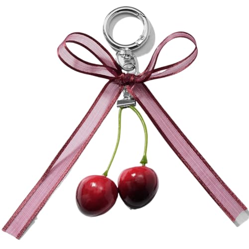 Mtucegi Stylish Love Cherrys Anhänger Bowknot Keychain Accessor Mtucegi Stylish Love Cherrys Anhänger Bowknot Keychain Accessor von Mtucegi