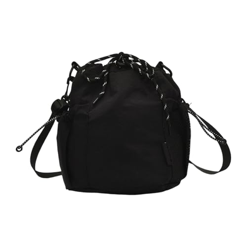 Mtucegi Stylish Round Crossbody Bag Praktische Nylon Satchel Travel Friendly Design Umhängetaschen Für Den Täglichen Gebrauch 2025 Eimerhandtasche von Mtucegi