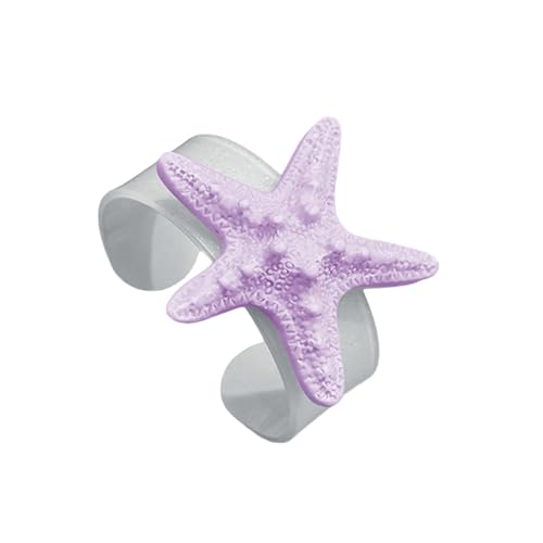 Mtucegi Trendy Oceanics Themenharzarmarm Mit Einzigartigen Seestar Charme Für Versammlungen Und Alltagszubehör Modearmband Für Frauen von Mtucegi