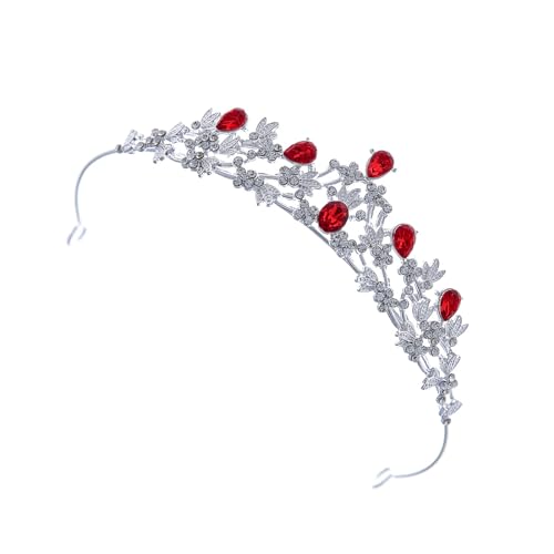 Schillernde Strasssteine ​​Prinzessin Kopfstück Nonslip Design Legierung Textur Perfekt Für Bühnenauftritte Abendveranstaltung Funkelnde Haar Accessoire Schmuck Schmuck von Mtucegi