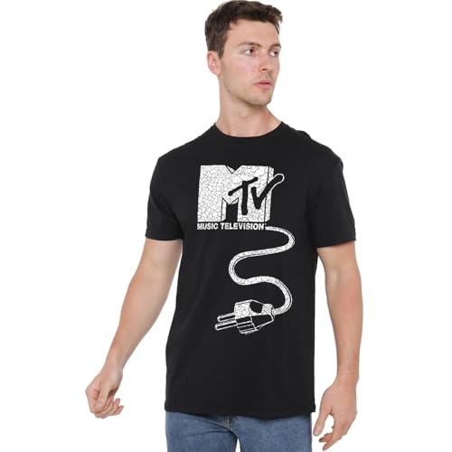 MTV Unplugged Unisex Unplugged MTV Logo with Giant Plug, Black T-Shirt, Schwarz, XL MTV Unplugged Unisex Unplugged MTV Logo with Giant Plug, Black T-Shirt, Schwarz, XL von Mtv Unplugged