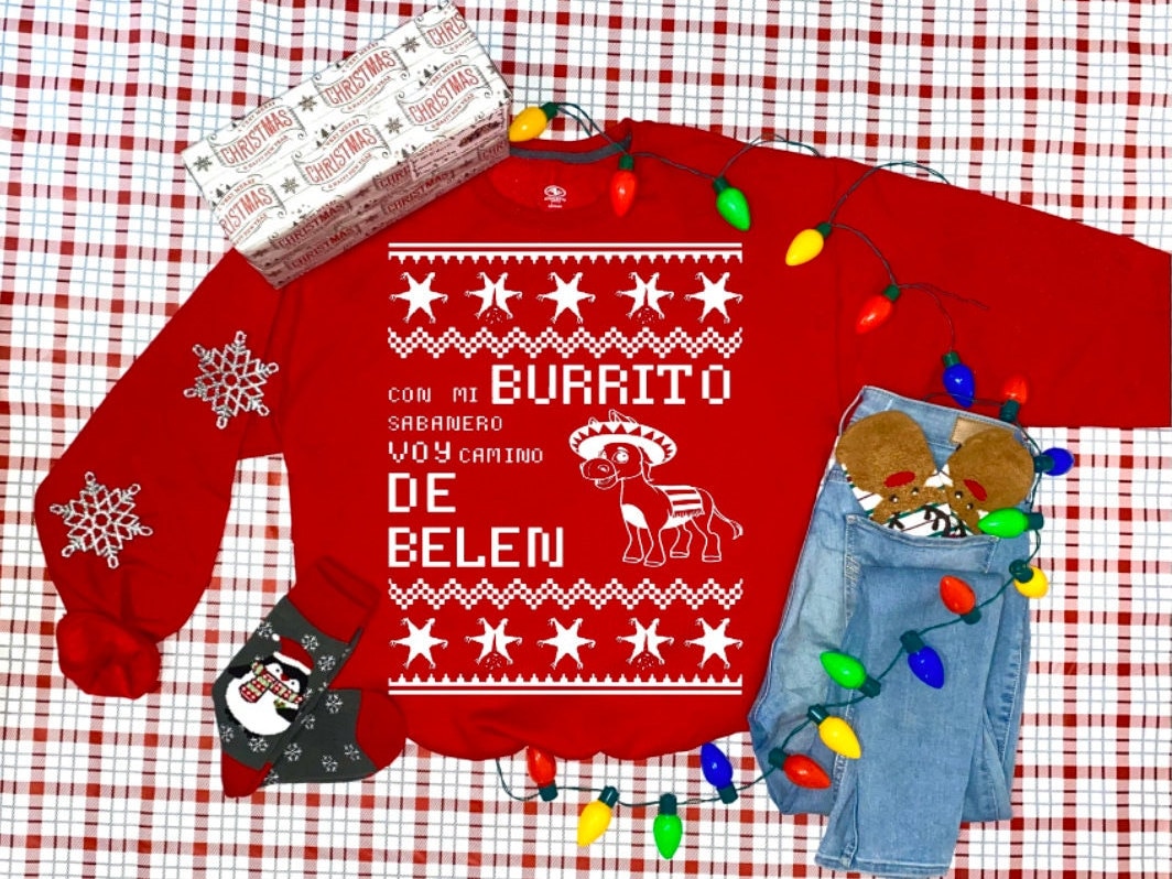 Burrito Sabanero Weihnachtspullover| Mi Weihnachtspullover von MtzDesignCo