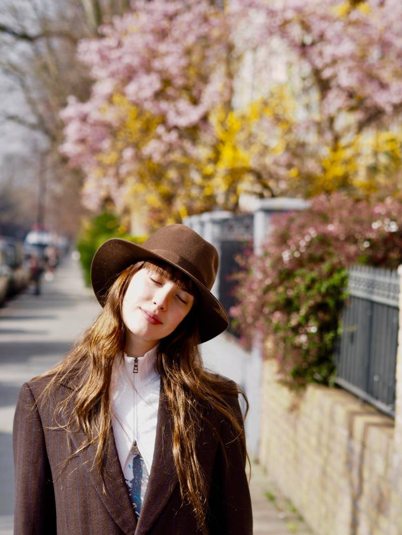 Annie Hall Fedora Hut Braun Pelz Filz Handmade Blocked von MuDuLondon