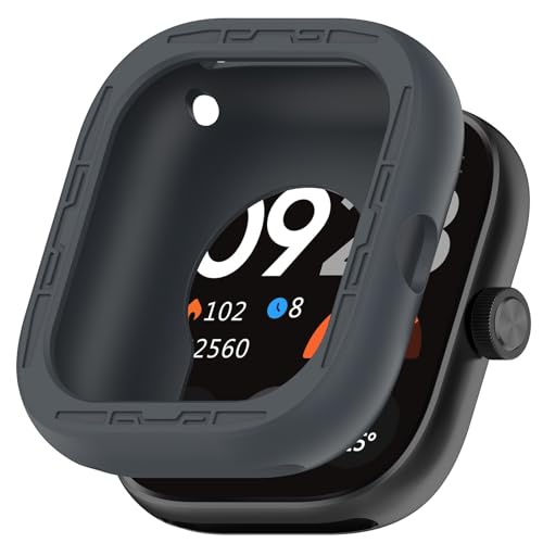 MuSheng Schutzhülle Silikagel-Material Kompatibel mit Redmi Watch4 elektronischen Smartwatches, sturzbeständig wasserdicht Armbänder (C, One Size) von MuSheng