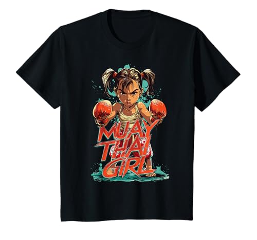 Muay Thai Girl, Süßes Kampfsport-Mädchen T-Shirt Muay Thai Girl, Süßes Kampfsport-Mädchen T-Shirt von Muay Thai Girls - Mädchen Thai Boxen