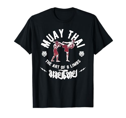 Muay Thai Geschenk Fight Club Herren Art of 8 Gliedmaßen MMA Fighter T-Shirt von Muay Thai and Mixed Martial Arts MMA apparel gifts