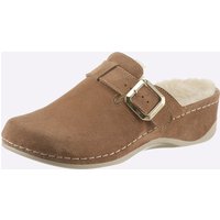 Witt Weiden Damen Pantoffel cognac von Mubb