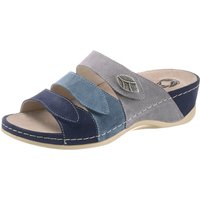 Witt Weiden Damen Pantolette blau-grau von Mubb